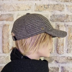 La casquette en tweed Connall (green)