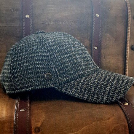 La casquette en tweed Connall (green)