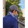 La casquette pied-de-poule Arno (grey)